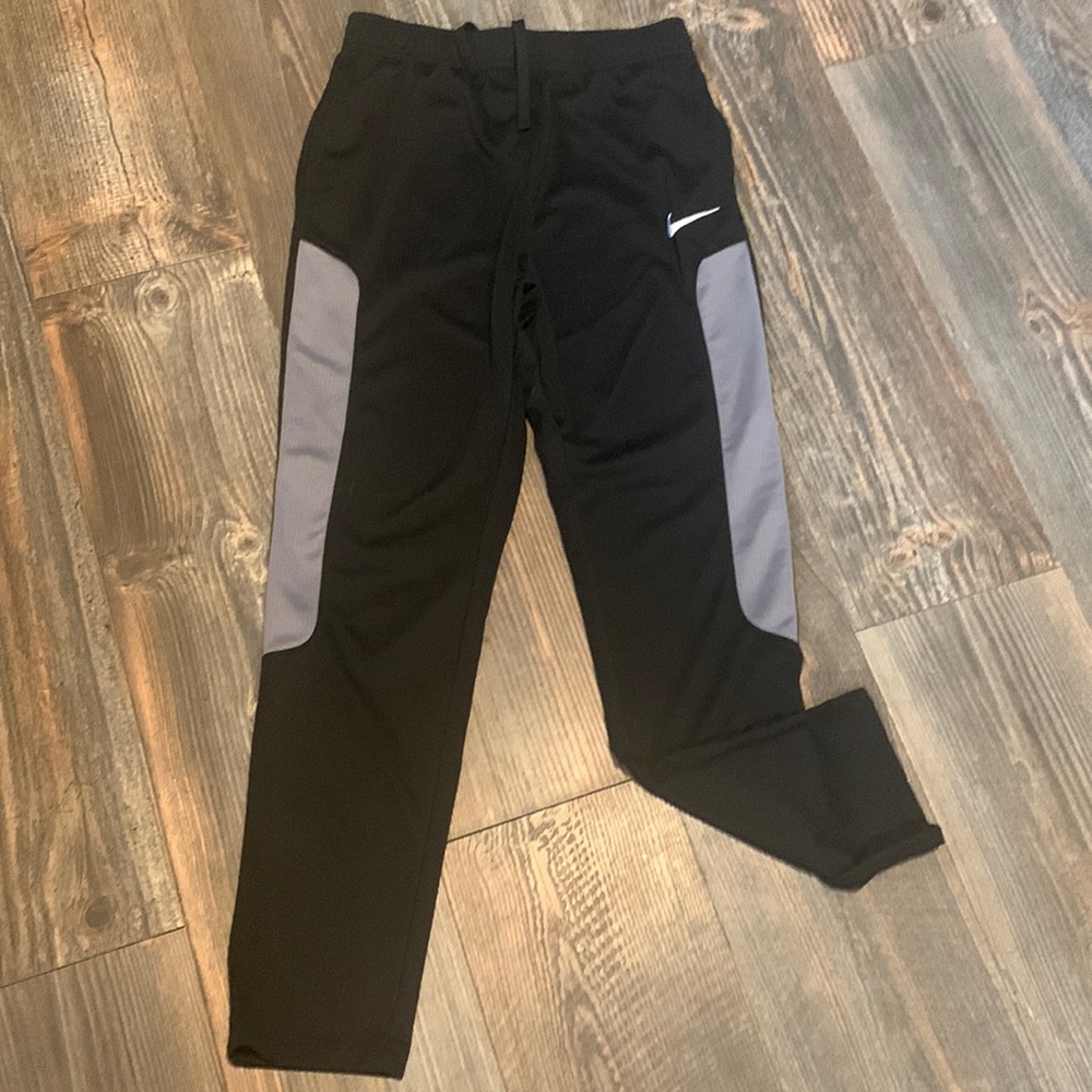 Youth Nike Athletic Pant, Size XL. Dri-Fit Material Black